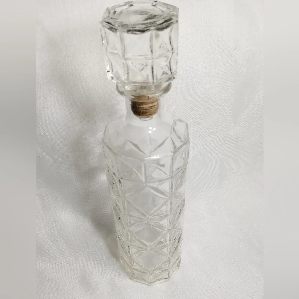 Anchor Hocking Diamond Quilted Liquor Decanter &Stopper Barware. - Picture 11 of 13